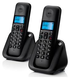 T302 Duo με Ελληνικό Μενού Μαύρο Motorola