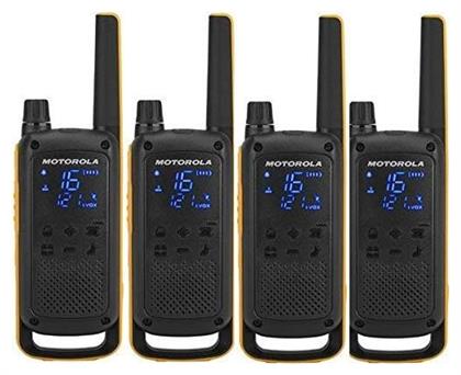 Talkabout T82 Extreme Ασύρματος Πομποδέκτης PMR με Μονόχρωμη Οθόνη Σετ 4τμχ Motorola
