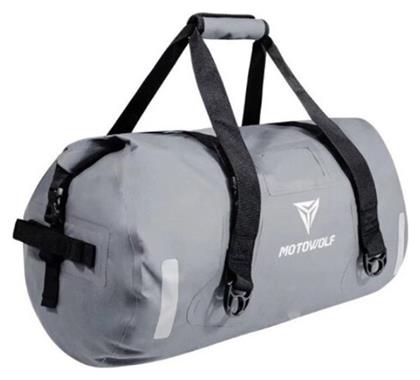 B66l-bk Σάκος Ουράς Μοτοσυκλέτας Αδιάβροχος 66lt σε Γκρι Χρώμα Motowolf