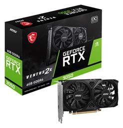 GeForce RTX 3050 6GB Ventus 2X 6G OC MSI