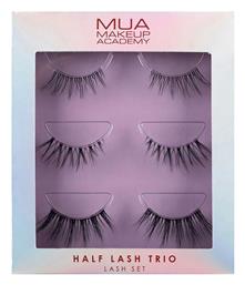 Half Trio Ψεύτικες Βλεφαρίδες σε Μαύρο χρώμα MUA