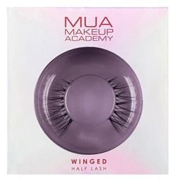Winged Half Ψεύτικες Βλεφαρίδες σε Μαύρο χρώμα MUA