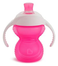Click Lock Bite Proof Trainer Cup Εκπαιδευτικό Μπιμπερό Πλαστικό με Λαβές Ροζ- Μωβ για 6m+ 237ml Munchkin