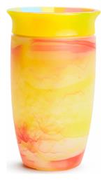 Παιδικό Ποτηράκι Miracle® 360° Sippy Cup από Πλαστικό Πορτοκαλί Tropical Swirl 296ml για 12m+ Munchkin