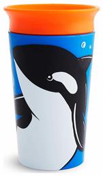 Παιδικό Ποτηράκι Miracle 360° Wildlove Sippy Cup από Πλαστικό Μπλε 266ml για 12m+ Munchkin