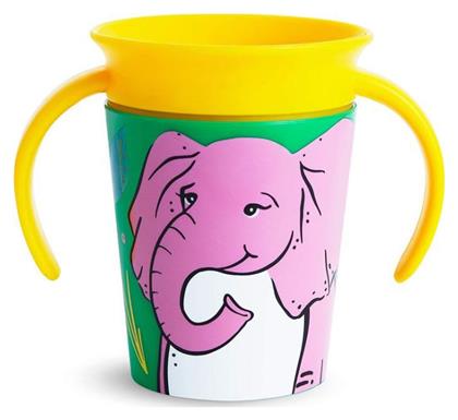 Παιδικό Ποτηράκι Miracle 360° Wildlove Sippy Cup από Πλαστικό 177ml για 6m+ Munchkin