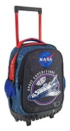 Nasa Space Expeditions Τσάντα Τρόλεϊ Μπλε 30lt Must