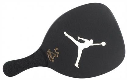 Fashion Air Jordan Ρακέτα Παραλίας Μαύρη 400gr με Μαύρη Ίσια Λαβή My Morseto
