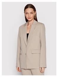 NA-KD Σακάκι Basic 1018-008348-1844-581 Μπεζ Oversize Σακάκι NA-KD - Na Kd