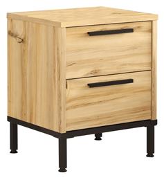 Nako Ξύλινο με Μεταλλικά Πόδια Μαύρο 40x35.5x48.8cm 176-000188 - Pakketo από το EasyU