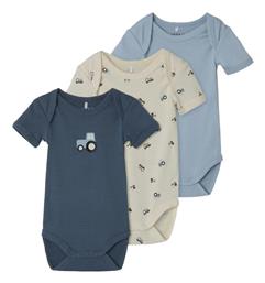 Baby Train Σετ Βρεφικό Φορμάκι Κοντομάνικο 3τμχ Name It