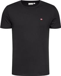 Napapijri Ανδρικό T-shirt Μαύρο Μονόχρωμο από το Cosmossport