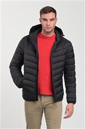 Napapijri Aerons Ανδρικό Μπουφάν Puffer για Χειμώνα Μαύρο από το 99FashionBrands