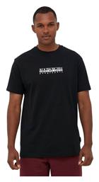 Ανδρικό T-shirt Κοντομάνικο Μαύρο Napapijri