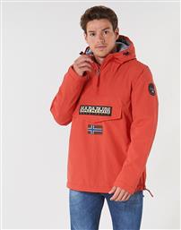 Napapijri Casual Πορτοκαλί Rainforest Winter Pullover Μπουφάν Με Κουκούλα από το Spartoo