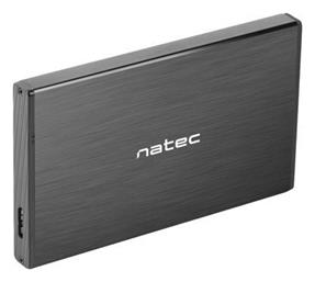 Rhino Go Θήκη για Σκληρό Δίσκο 2.5'' SATA III με σύνδεση USB3.0 σε Γκρι χρώμα Natec