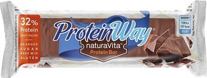 Natura Vita Protein Way Μπάρα με 32% Πρωτεΐνη & Γεύση Σοκολάτα 50gr