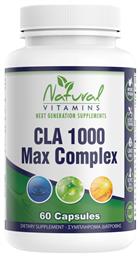 CLA 1000 Max Complex 60 tabs Natural Vitamins
