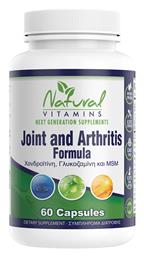 Joint Arthritis Pain Formula 60 κάψουλες Natural Vitamins