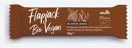 Βιολογική Μπάρα Flapjack / Βρώμης με Αμύγδαλα & Σιρόπι Αγαύης Χωρίς Προσθήκη Ζάχαρης 50gr Κωδικός: 26817792 Naturals