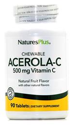 Nature's Plus Acerola-C Βιταμίνη 500mg 90 ταμπλέτες - Natures Plus