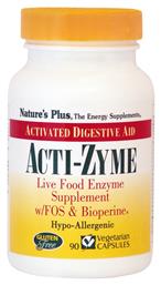 Nature's Plus Acti Zyme χωρίς Γλουτένη 90 φυτικές κάψουλες - Natures Plus