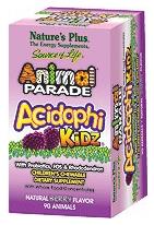 Nature's Plus Animal Parade Acidophikidz 90 μασώμενες ταμπλέτες Berry - Natures Plus