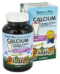 Nature's Plus Animal Parade Calcium 90 ζελεδάκια - Natures Plus