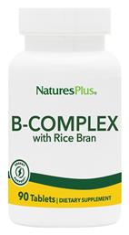 Nature's Plus Energy Support B-complex with Rice Bran Βιταμίνη 90 ταμπλέτες - Natures Plus