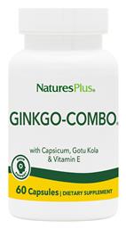 Nature's Plus Ginkgo-Combo 60 φυτικές κάψουλες - Natures Plus