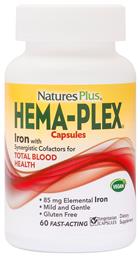 Nature's Plus Hema-Plex Iron with Synergistic Factors 60 κάψουλες - Natures Plus