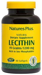 Nature's Plus Lecithin 1200mg 90 μαλακές κάψουλες - Natures Plus