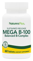 Nature's Plus Mega B-100 Βιταμίνη 100mg 60 ταμπλέτες - Natures Plus