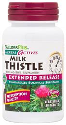 Nature's Plus Milk Thistle Extended Release 500mg 30 ταμπλέτες - Natures Plus