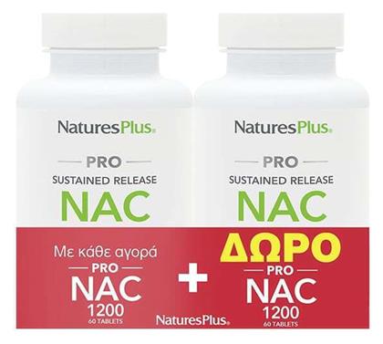 Nature's Plus NAC 2 x 60 μαλακές κάψουλες - Natures Plus