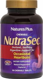 Nature's Plus NutraSec with Gastro-Block χωρίς Γλουτένη 90 μασώμενες ταμπλέτες από το Pharm24
