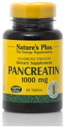 Nature's Plus Pancreatin 1000mg 60 ταμπλέτες από το Pharm24