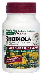 Nature's Plus Rhodiola 1000 mg Extended Release 30 ταμπλέτες - Natures Plus