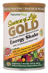 Nature's Plus Source of Life Gold Energy Shake Βιταμίνη για Ανοσοποιητικό & Αντιοξειδωτικό 442gr - Natures Plus