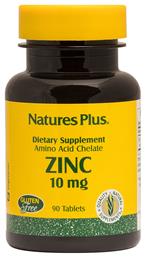 Nature's Plus Zinc 10mg 90 ταμπλέτες - Natures Plus
