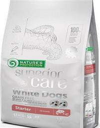 Nature's Protection Superior Care White Dogs Grain Free Starter 1.5kg από το Petshop4u