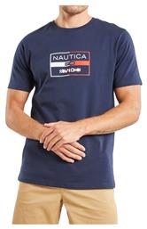 Ανδρική Μπλούζα Κοντομάνικη Navy Μπλε Nautica