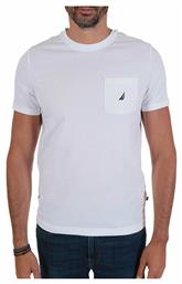 Ανδρικό T-shirt Κοντομάνικο Λευκό Nautica