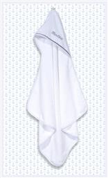 Βρεφική Κάπα-Μπουρνούζι με Κουκούλα Ριγέ Γκρι Nautica