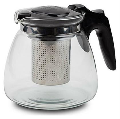 Misty Τσαγιέρα Γυάλινη με Φίλτρο Διάφανη 900ml Nava