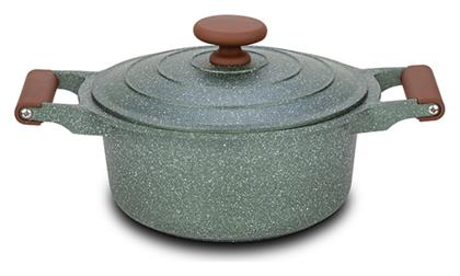 Ωmega Βαθιά Κατσαρόλα από Χυτό Αλουμίνιο 7lt / 28cm Nava