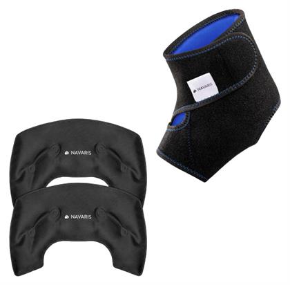 Επίθεμα Gel Κρυοθεραπείας/Θερμοθεραπείας για τον Αστράγαλο 13x18cm Navaris