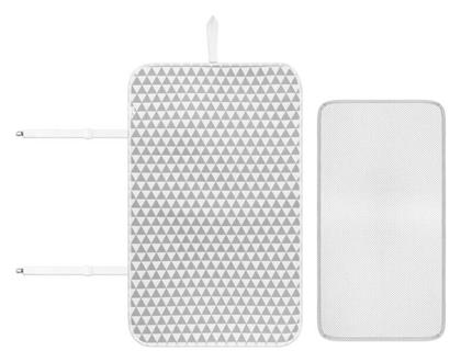 Table Top Κουβέρτα Σιδερώματος Light Grey Navaris