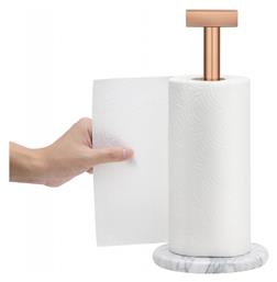 Βάση για Χαρτί Κουζίνας Μεταλλική Λευκή 15x15x33cm 61942.01 Navaris