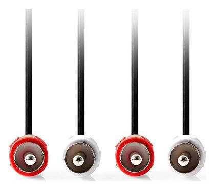 Cable 2x RCA male - 2x RCA male 1m CAGL24200BK10 Nedis